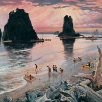 Pacific Ocean Sunset John ClymerPacific Ocean Sunset1957