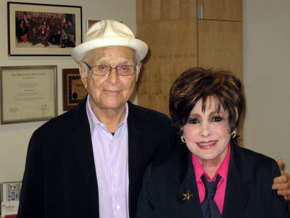 Norman Lear and West Coast Editor Jeanne Wolf