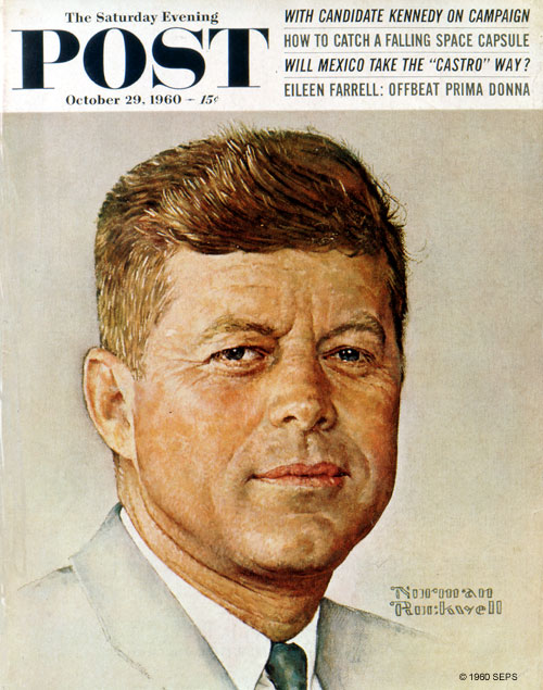 John F. Kennedy by Norman Rockwell