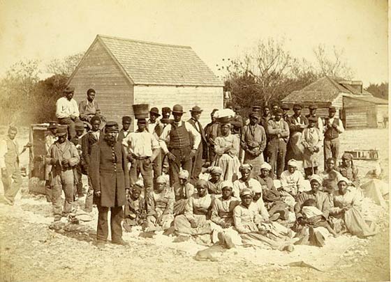 Liberated slaves at Hilton Head, S.C.