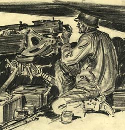 Machine gunner