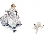 Maid chasing Cupid