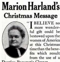 Marion Harland’s Christmas Message Marion Harland’s Christmas Message