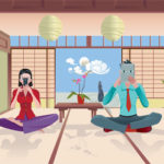 Meditation Apps, Illustration by Jesus Sanz