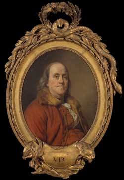 photo_20090523_met_franklin Joseph Siffred Duplessis (French, 1725–1802) "Benjamin Franklin (1706–1790)" 1778. Courtesy The Metropolitan Museum of Art.