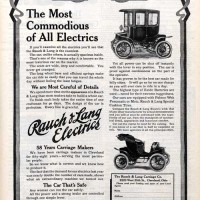 1910 Rauch and Lang Ad