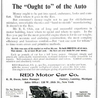 1909 REO Ad