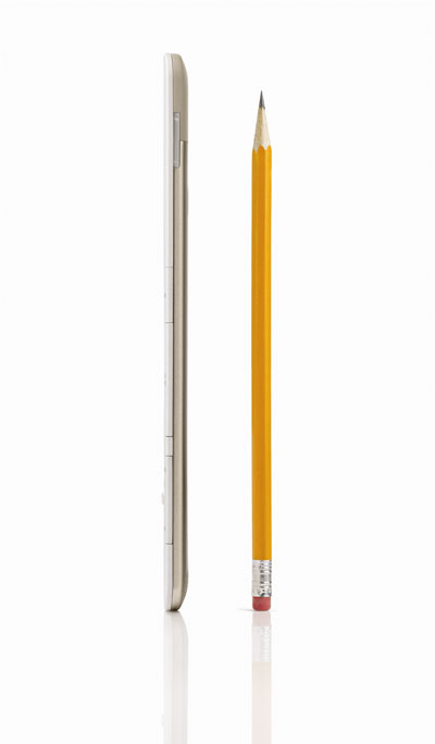 The Kindle 2 is built for portability.  It is lightweight, weighing in at just over 10 ounces and sports a sexy, slim profile measuring just over 1/3". Photo courtesy Amazon.com.