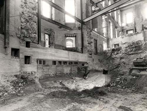 Photos of President Truman's White House Renovation/Excavation Project