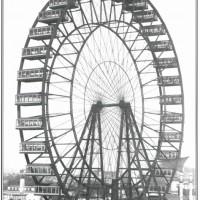 photo_ferris_wheel_chicago The original Ferris wheel, 1983 World's Columbian Exposition, Chicago