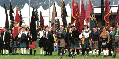 The Longs Peak Scottish/Irish Highland Festival has a long list of clans that come every year to display their family histories.