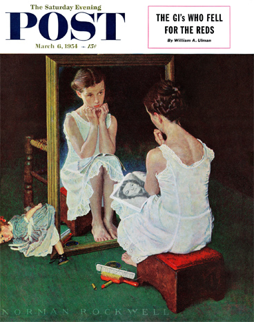 Saturday evening post cover from March 6, 1954