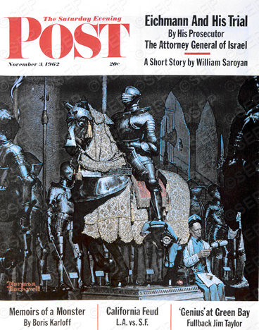 Saturday Evening Post Cover from November 3, 1962