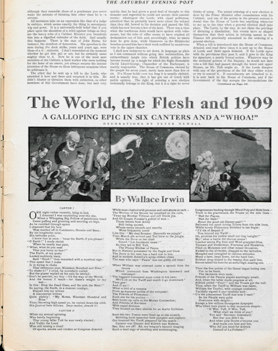 <em>The World, the Flesh, and 1909</em><br />by Wallace Irwin<br />January 1, 1910