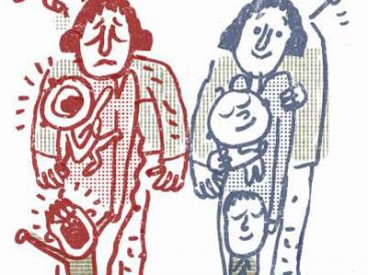 Two families; one's happy, the other's miserable.