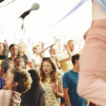 People gathered at Sunday Assembly