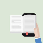 Illustration of a Book in an E-book