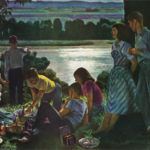 "Evening Picnic" by John Falter (June 4, 1949)