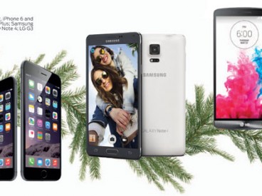 iPhone 6 and iPhone 6 Plus; Samsung Galaxy Note 4; LG G3