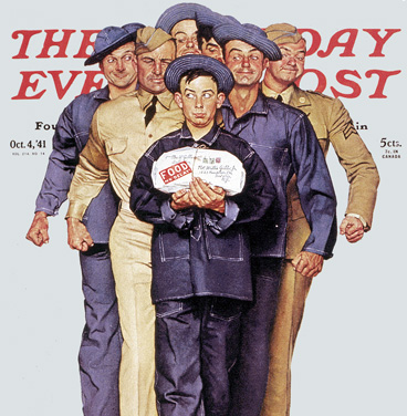 First post cover featuring Willie Gillis October 4, 1941