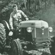 Andy Griffith at his 53-acre tract in Manteo, N.C.