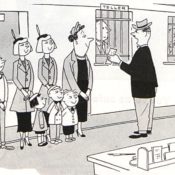 Father pulls out money for each of his family members