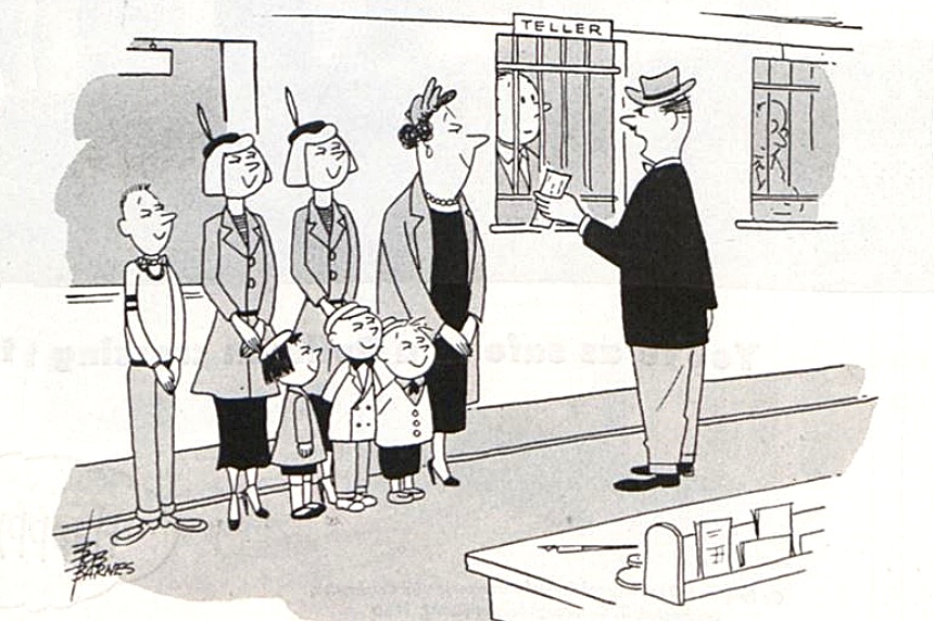 Cartoons: Bank on It | The Saturday Evening Post Cartoons: Bank on It | The Saturday Evening Post