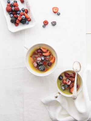 Curtis Stone's Chilled Yellow Watermelon Soup with Summer Berries