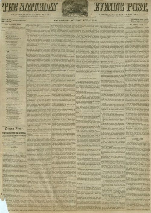 June 21, 1856 Archives | The Saturday Evening Post