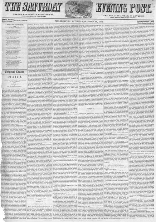 October 11, 1856 Archives | The Saturday Evening Post