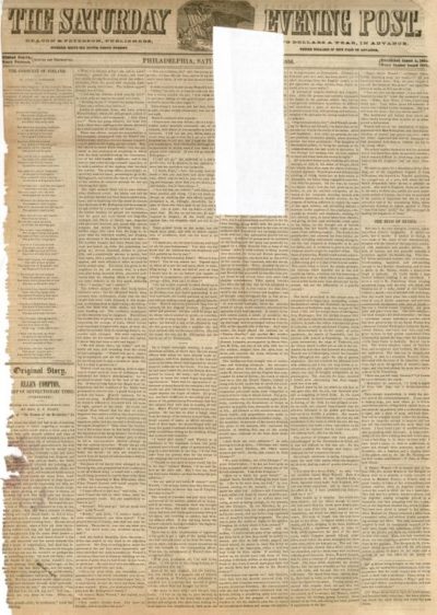 December 27, 1856 Archives | The Saturday Evening Post