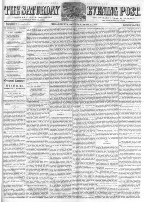 April 23, 1859 Archives The Saturday Evening Post