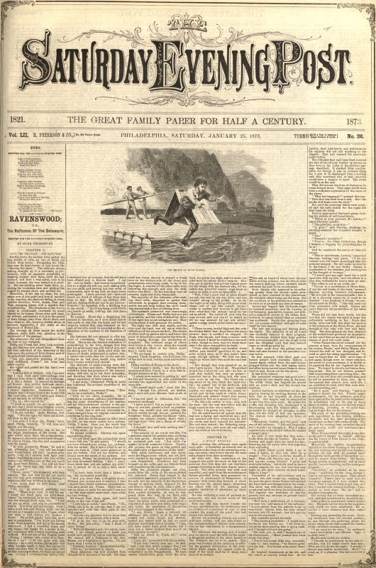 January 25, 1873 The Saturday Evening Post
