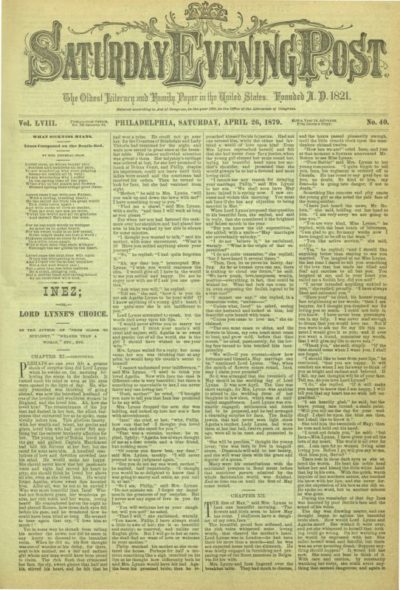 April 26, 1879 | The Saturday Evening Post