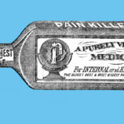 Bottle of 19th-century painkiller