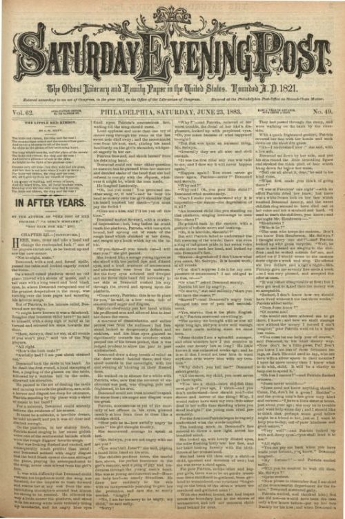 June 23, 1883 Archives The Saturday Evening Post