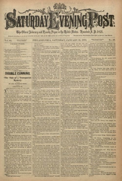 January 31, 1885 Archives | The Saturday Evening Post
