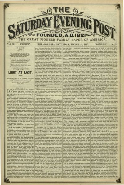 March 26, 1887 Archives | The Saturday Evening Post