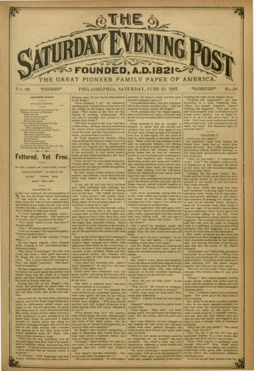 June 25, 1887 Archives | The Saturday Evening Post