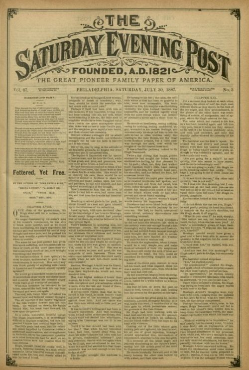 July 30, 1887 | The Saturday Evening Post