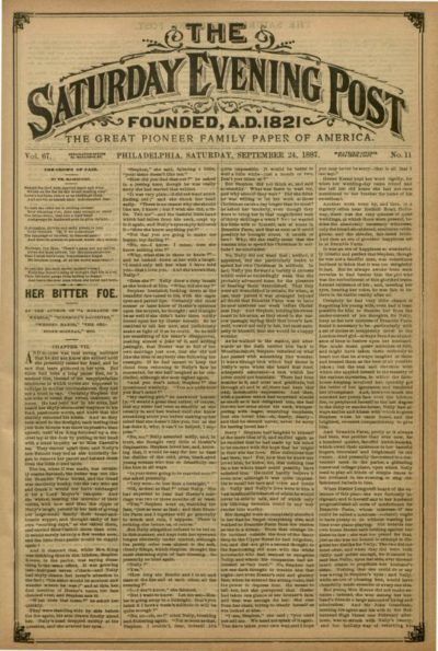 September 24, 1887 Archives | The Saturday Evening Post