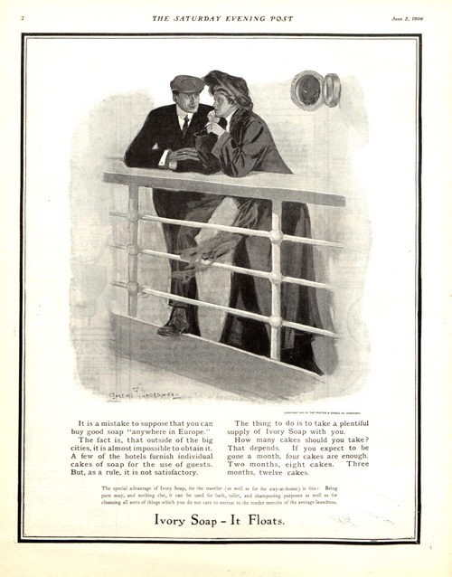 A couple on a ship