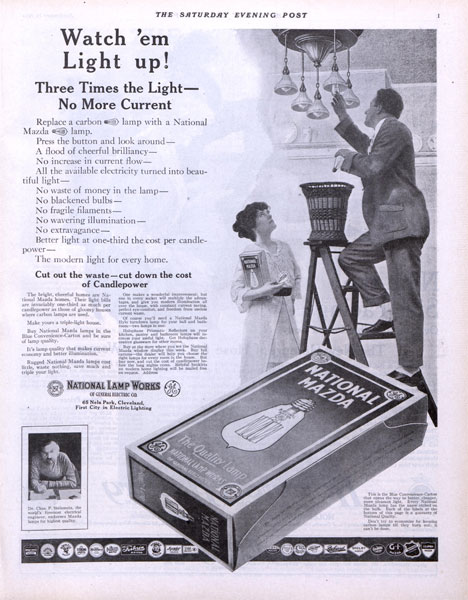 National Lamp Works Ad