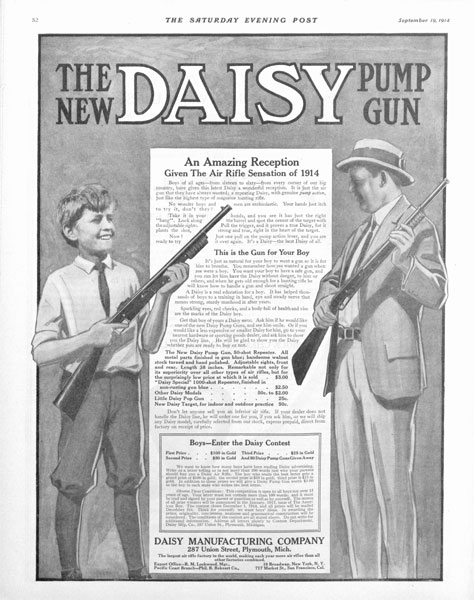 Daisy Rifle Ad