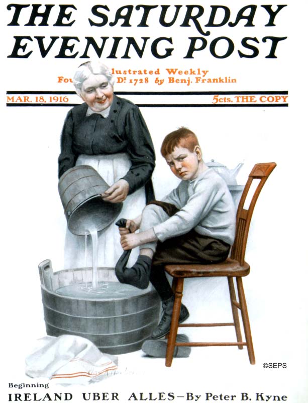 Saturday Night Bath The Saturday Evening Post