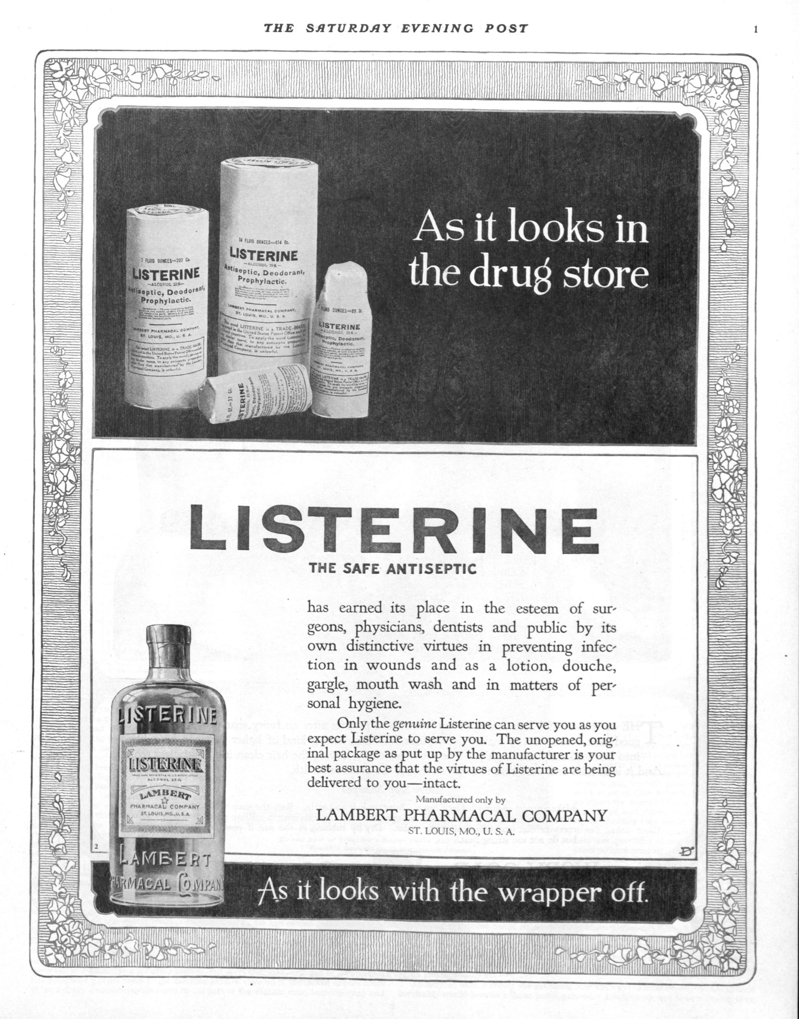 Vintage advertisement