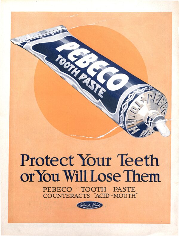 Vintage Ads Clean Those Teeth! The Saturday Evening Post