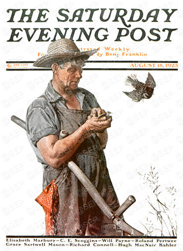 Saturday Evening Post Cover from August 18, 1923