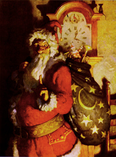 "'Twas the Night Before Christmas" N.C. Wyeth