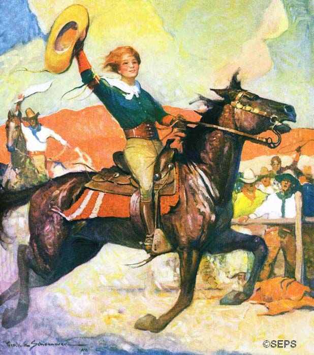 Classic Rodeo Characters Rodeo Riders | The Saturday Evening Post